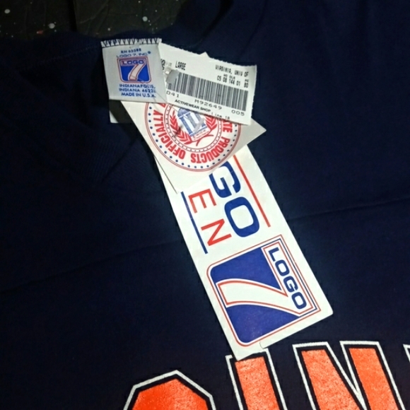 Virginia Cavaliers vintage 90s deadstock Logo 7 NCAA football jersey NWT - Picture 4 of 8